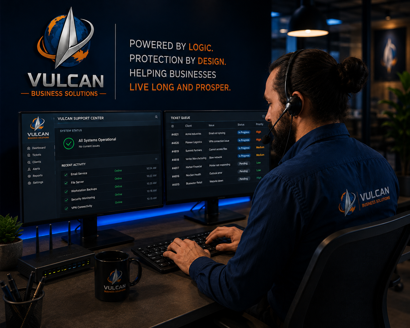 VBS Dark Web Monitoring to help protect businesses from exposed credentials and sensitive data.